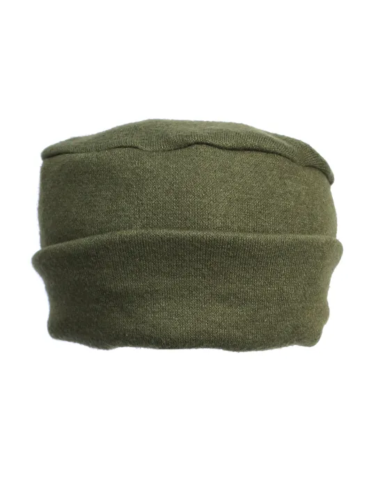Cappelli donna Complit | Cuffia berretto turbante in maglia verde bosco