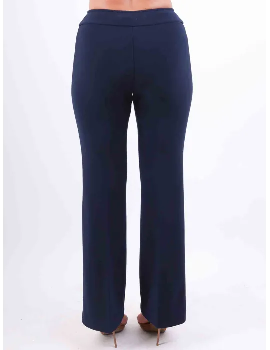 Aldo Colombo dark blue wool and silk formal trousers suit