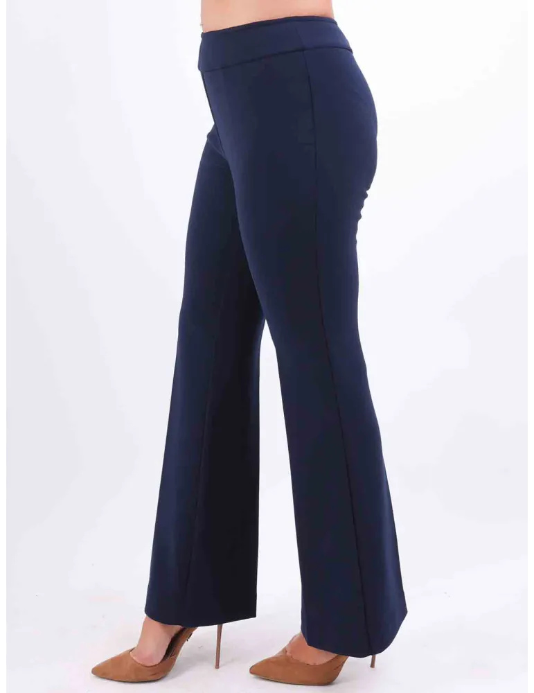 Aldo Colombo online | Tailleur pantaloni lana blu fino alla taglia 58