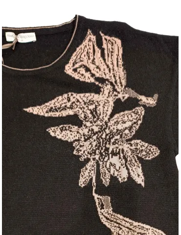 Francesca Mercuriali black cashmere wool sweater 2