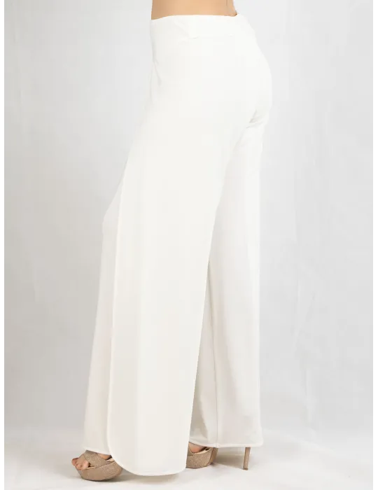 Pantaloni bianchi con spacco | Piero Moretti 2025