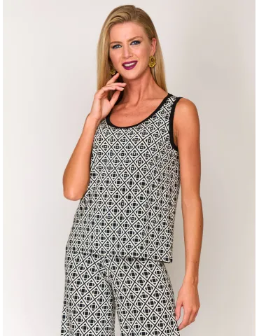 Twinset fiori sul fucsia e rosso Francesca Mercuriali fino alla tg 58 2