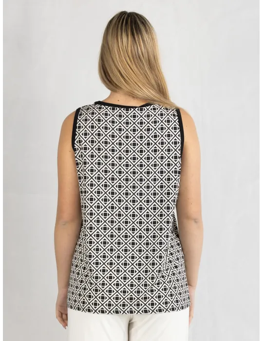 Meruriali Italy | Plus size silk foral two pieces twinset rhinestones