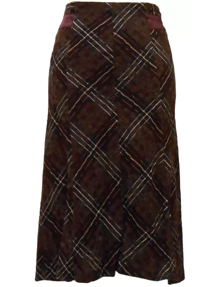 Shop online wool tartan skirt