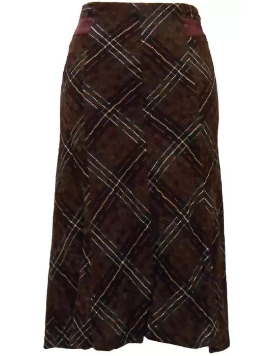 Vente en ligne de jupe damier Pucci Vente en ligne de jupe damier Pucci