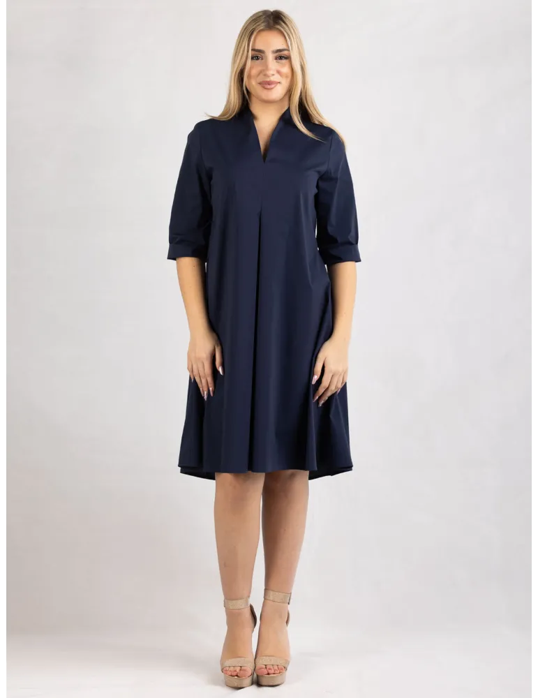 Rubamori Milano | Royal blue A-shape summer dress | Plus size available Rubamori Milano | Royal blue A-shape summer dress | Plus size available
