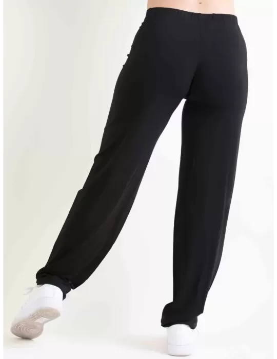 Francesca Mercuriali pull-on viscose black cigarette trousers