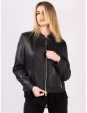 Milestone black leather jacket