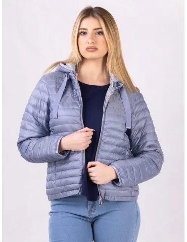 Milestone donna | Giacca trapunta piumino primaverile con cappuccio