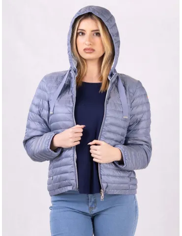 Milestone donna | Giacca trapunta piumino primaverile con cappuccio 2