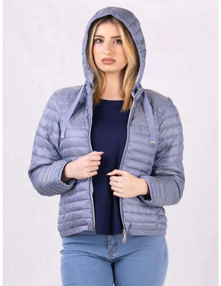 Milestone donna | Giacca trapunta piumino primaverile con cappuccio