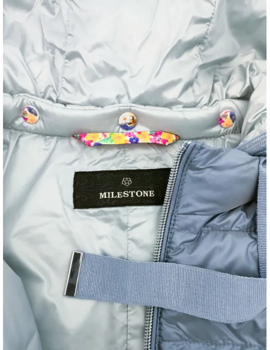 Milestone donna | Giacca trapunta piumino primaverile con cappuccio