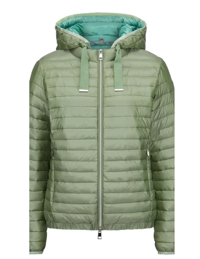 Milestone donna | Giacca trapunta piumino primaverile con cappuccio