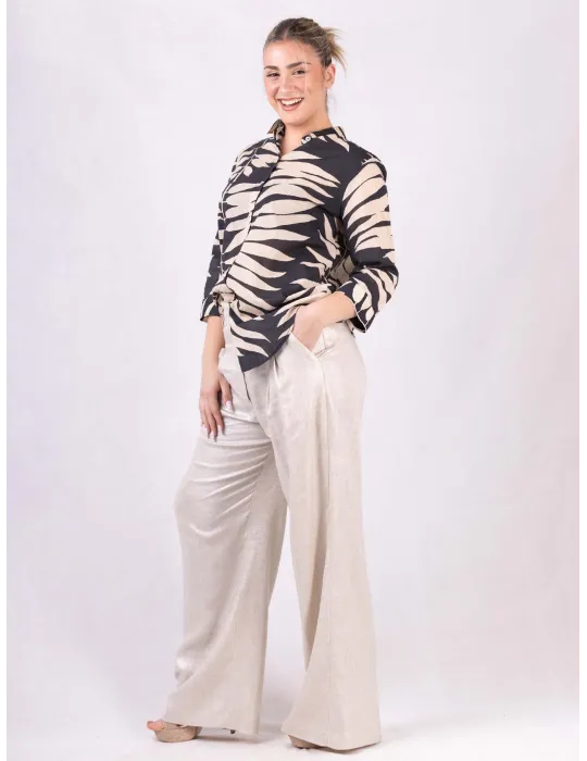 Pure cotton muslin shirts for ladies | Natural fabrics Italian Clothing