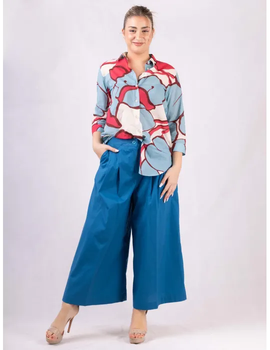 Pure cotton muslin shirts for ladies | Natural fabrics Italian Clothing