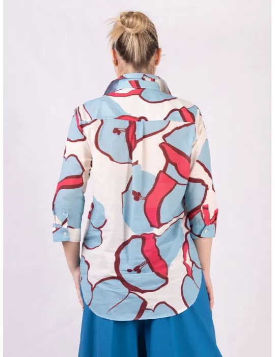Pure cotton muslin shirts for ladies | Natural fabrics Italian Clothing