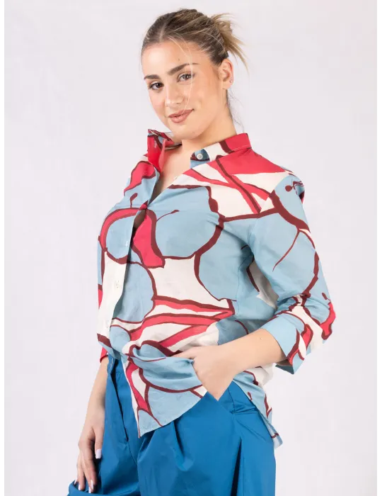 Pure cotton muslin shirts for ladies | Natural fabrics Italian Clothing