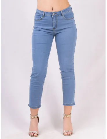 Rubamori Italy Light blue skinny denim jeans