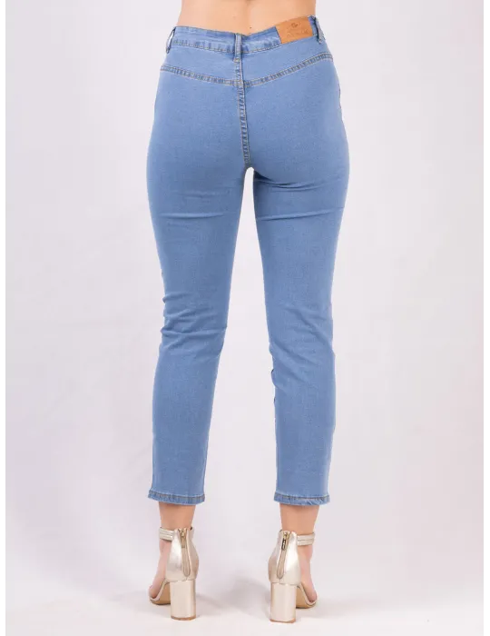Rubamori Italy Light blue slim hugging fit denim – easy stretch tr