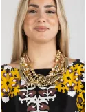 Armònia Bijoux Collana girogola multifilo con in oro