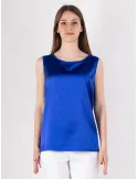 Rubamori Italy Bright Blue Top – Elegant Versatile Wardrobe Essential