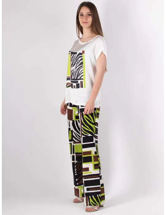 Blusa kimono safari Rubamori | Maglie donna per l'estate taglie comode