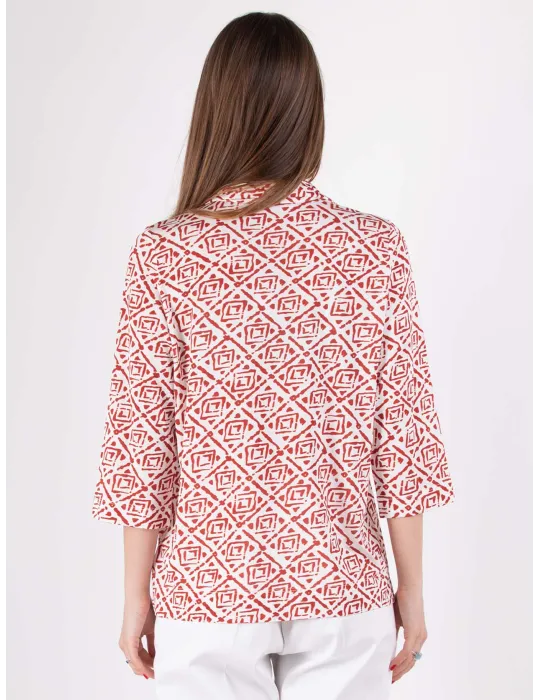 Camicia in jersey di viscosa Riva Tricot | Abbigliamento donna curvy