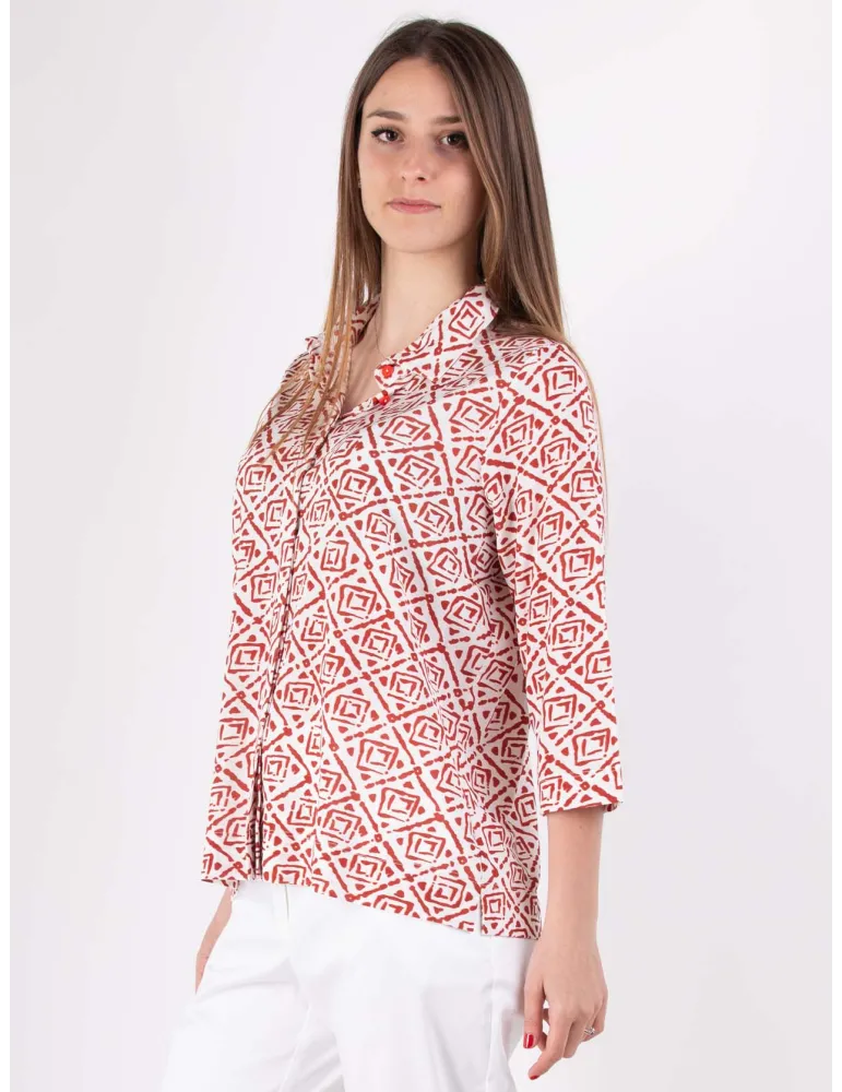 Camicia in jersey di viscosa Riva Tricot | Abbigliamento donna curvy