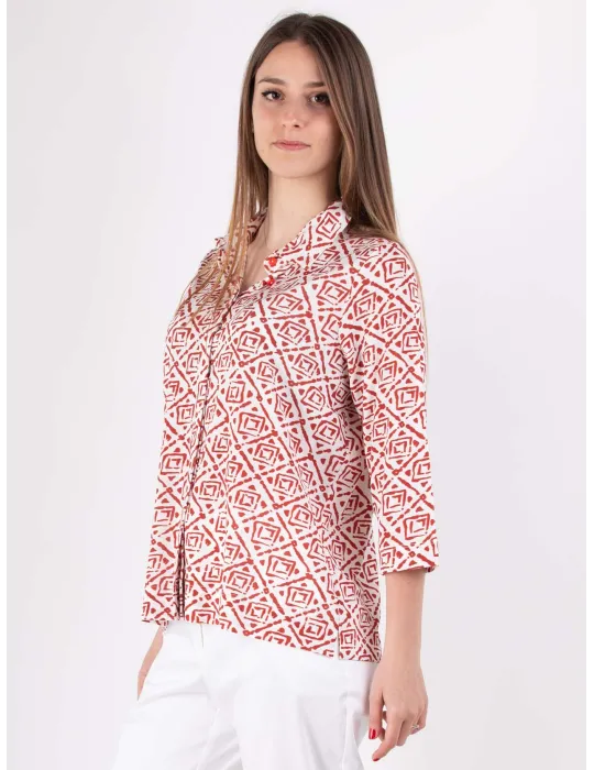 Camicia in jersey di viscosa Riva Tricot | Abbigliamento donna curvy