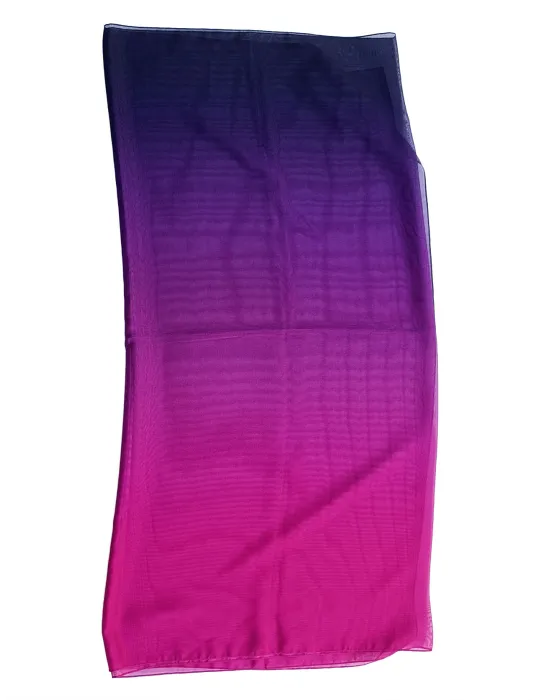 Blended purple and fuchsia silk shawl | Formal scarf sarong beach robe