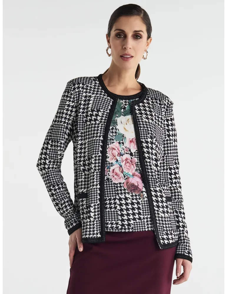 Piero Moretti black and white printed two pieces twinset Piero Moretti black and white printed two pieces twinset