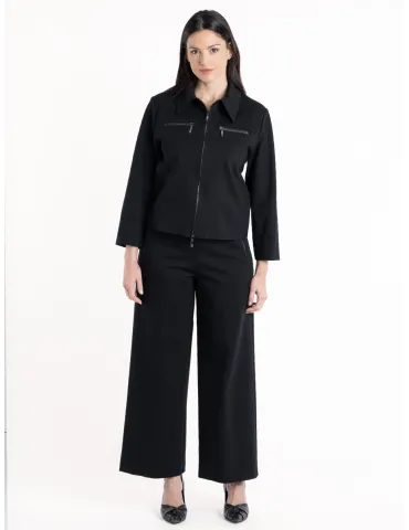Volpato Italy black jacket and trousers suit