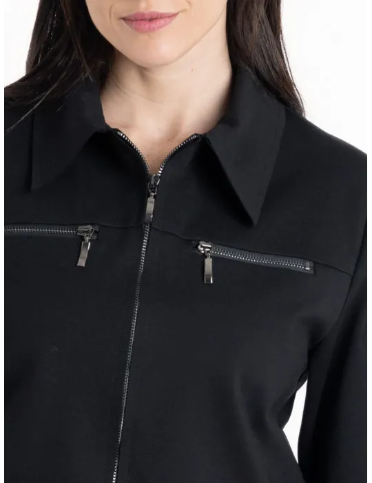 Volpato Italy black jacket and trousers suit