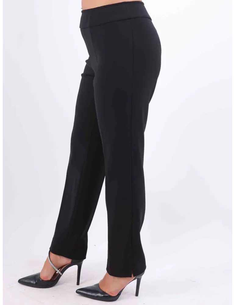 Aldo Colombo Italy | Merino wool and silk formal cigarette trousers