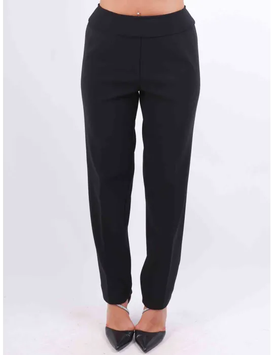 Aldo Colombo Italy | Merino wool and silk formal cigarette trousers