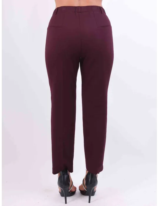 Rubamori Autun. Inverno | Pantaloni bordeaux a sigaretta fino alla 52