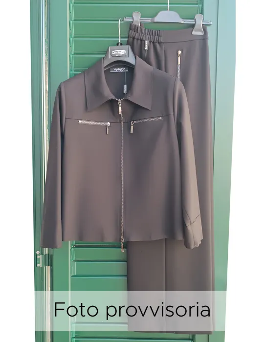 Volpato Italy black jacket and trousers suit