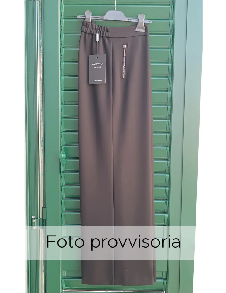 Tailleur nero completo tecnico giacca corta e pantaloni by Volpato