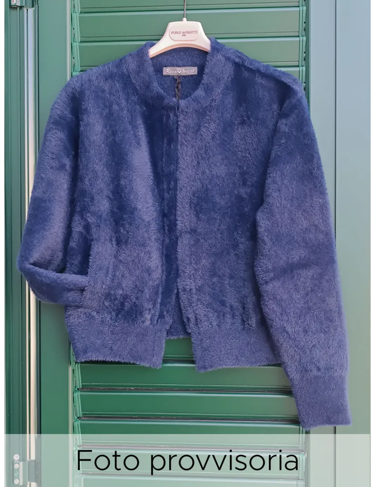 Tuta da passeggio blu | Riva Tricot Maglificio di Nibionno