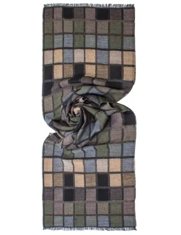 Wool and Silk Large Pashmina Scarf – Simple Elegance, Made in Italy