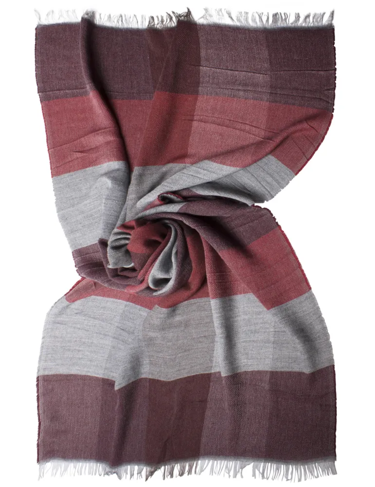 Wool and Silk Large Pashmina Scarf – Simple Elegance, Made in Italy