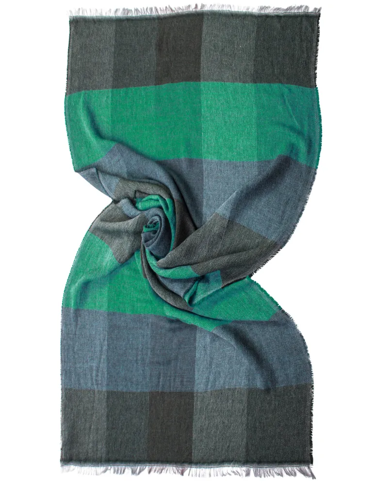 Wool and Silk Large Pashmina Scarf – Simple Elegance, Made in Italy