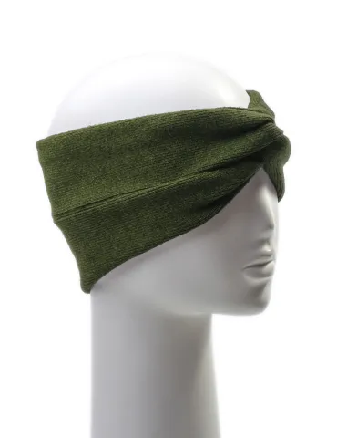 Fascia per la testa turbante in lana e cashmere | Cappelli donna Bissoli
