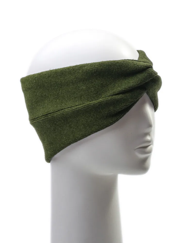 Fascia per la testa turbante in lana e cashmere | Cappelli donna Bissoli