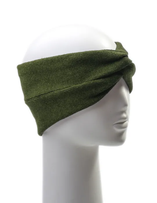 Wool and cashmere turban headband