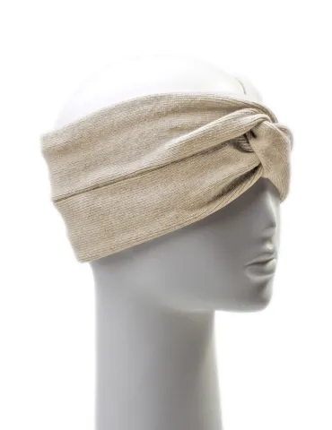 Fascia per la testa turbante in lana e cashmere | Cappelli donna Bissoli