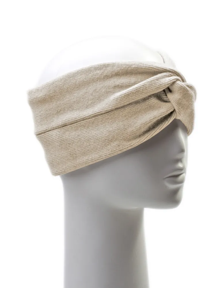 Fascia per la testa turbante in lana e cashmere | Cappelli donna Bissoli