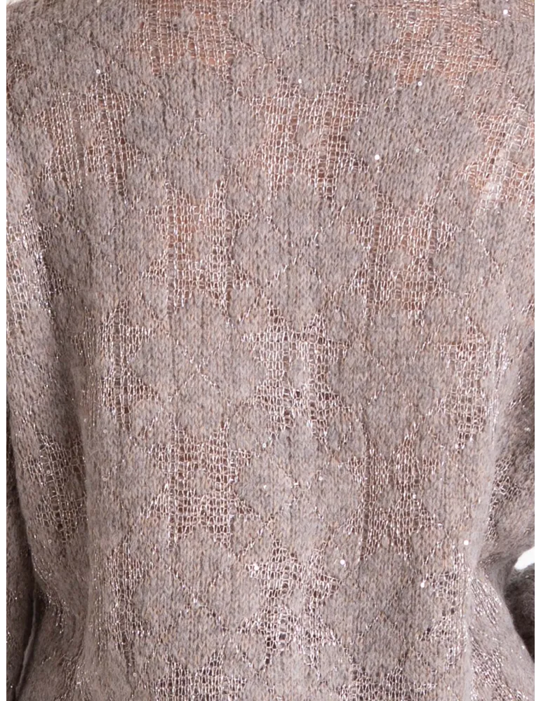 Frida Madè | Cardigan in lana e alpaca Ballantines con paillettes