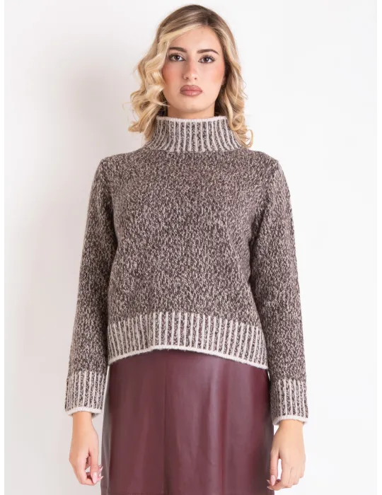 Frida Madè | Silver grey sequins precious wools kimono sweater Frida Madè | Silver grey sequins precious wools kimono sweater