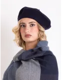 Dark blue wool beret by Complit